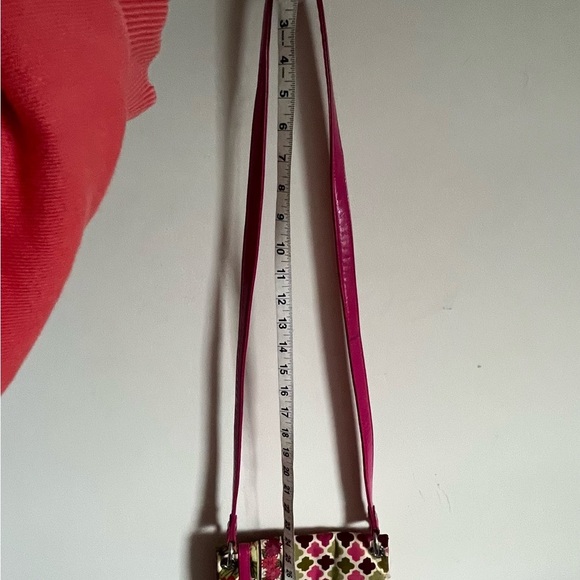 VTG Vera Bradley Hello Dahlia Flip Hipster Long Strap Crossbody EUC - Picture 4 of 11